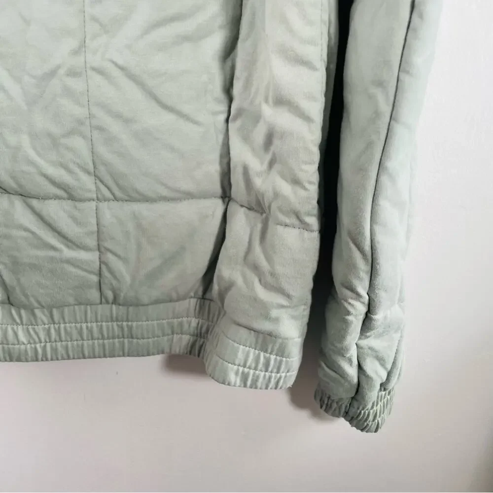 Anthropologie All Fenix Marnie Mint Green Quilted Puffer Jacket Small Allfenix